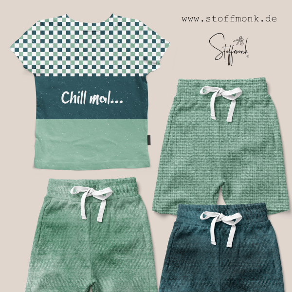 Bügelbild - " cool Kid - weiss "